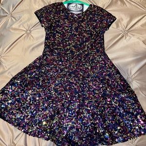 Sequin multi-color dress